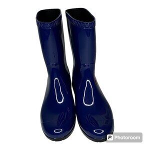 Ugg Women's Sienna Waterproof Royal Blue Rain Boots Size 11